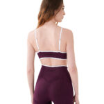 MuscleCloth Nova Seamless Sport Bra Bordo