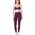 MuscleCloth Nova Seamless Sport Bra Bordo