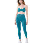 MuscleCloth Nova Seamless Sport Bra Cool Blue
