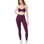 MuscleCloth Nova Seamless Sport Tayt Bordo