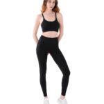 MuscleCloth Nova Seamless Sırt Detaylı Bra Siyah