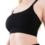 MuscleCloth Nova Seamless Sırt Detaylı Bra Siyah