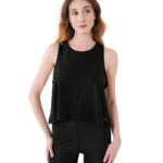 MuscleCloth Training Çapraz Sırtlı Atlet Siyah