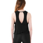 MuscleCloth Training Çapraz Sırtlı Atlet Siyah