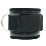 MuscleCloth Deri Padded Ankle Cuff 2’li Paket Siyah