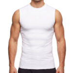 MuscleCloth Tech Kolsuz T-Shirt Beyaz