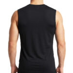 MuscleCloth Tech Kolsuz T-Shirt Siyah