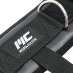 MuscleCloth Deri Padded Ankle Cuff Taban Destekli 2’li Paket Siyah