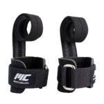 MuscleCloth Big Grip Pro Lifting Straps + Pro Wrist Wraps Seti Siyah