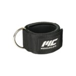 MuscleCloth Padded Lifting Straps + Padded Ankle Cuff Seti Siyah