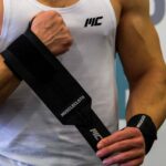 MuscleCloth Big Grip Pro Lifting Straps + Pro Wrist Wraps Seti Siyah